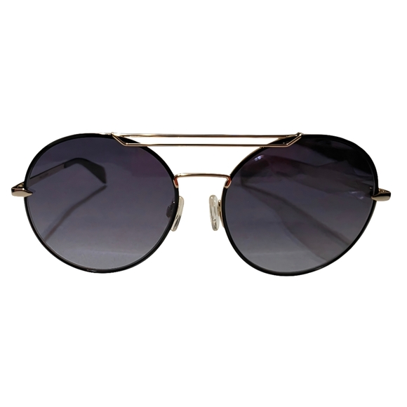 rag & bone Accessories - Rag & Bone Vittoria Gold / Black Sunglasses RNB1011S